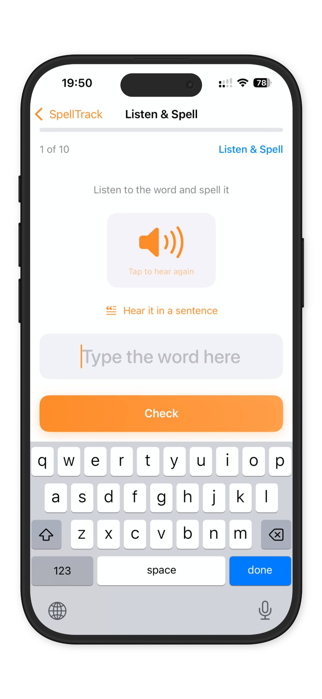 Listen and Spell