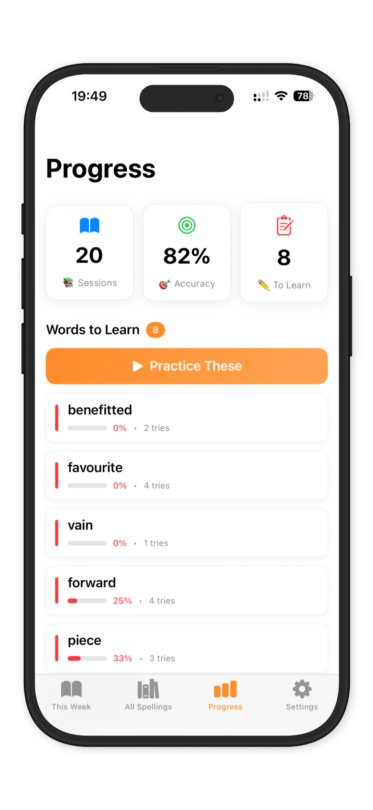 Progress Snapshot